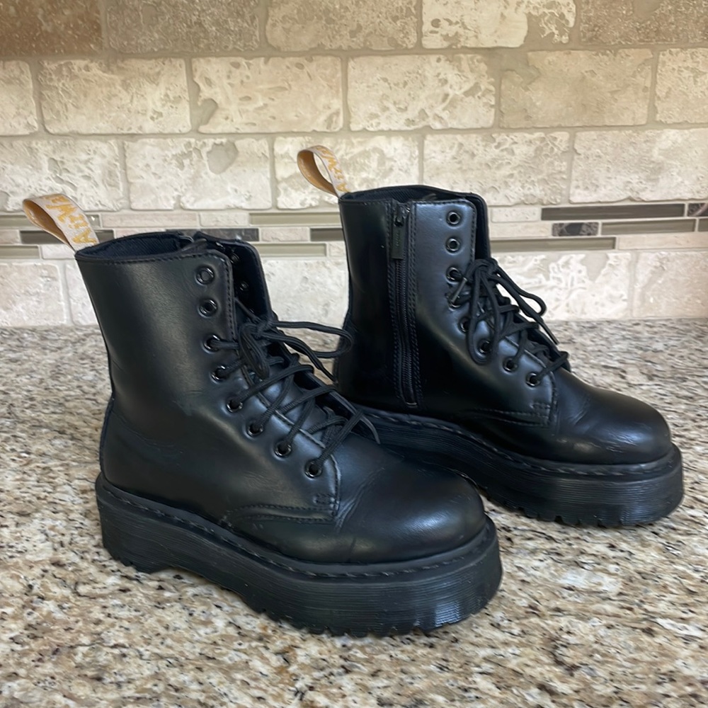 Dr. Martens Black Combat Boots